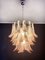 Vintage Italian Pink Murano Glass Chandelier from Mazzega, 1980s, Image 16