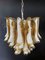 Vintage Italian Caramel Murano Glass Chandelier from Mazzega, 1970s, Immagine 25