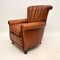 Antique French Leather Armchair 5