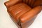 Antique French Leather Armchair, Image 4