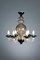 Lámpara de araña de cristal de Murano con filigrana de amatista, Imagen 2