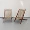 Cord and Wood Chairs in the Style of Poul Kjaerholm and Jørgen Høj, Set of 2, Image 1