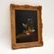 F.V. Knapp, Antique Still Life Painting, Oil on Board, Immagine 2