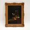 F.V. Knapp, Antique Still Life Painting, Oil on Board 1