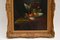 F.V. Knapp, Antique Still Life Painting, Oil on Board, Immagine 6