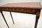 Antique Mahogany Leather Side Table, Image 9