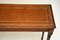 Antique Mahogany Leather Side Table, Image 4