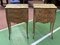 Louis XV Style Nightstands with Inlay & Marble Tops, 1950s, Set of 2, Image 6