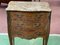 Louis XV Style Nightstands with Inlay & Marble Tops, 1950s, Set of 2, Image 11