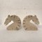 Horse Bookends in Travertine from Fratelli Mannelli, Set of 2, Immagine 1