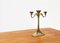 Vintage Brutalist Bronze Candleholder 5