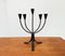 Vintage Brutalist Metal Candleholder 10