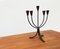 Vintage Brutalist Metal Candleholder 6