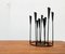 Mid-Century Brutalist String Style Metal Candleholder, Immagine 10