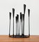 Mid-Century Brutalist String Style Metal Candleholder, Immagine 18