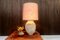 Large German Ceramic & Silk Table Lamp, 1960s, Image 7