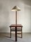 Vintage Marble Floor Lamp With Side Table, 1940s, Imagen 2