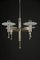 Art Deco Nickel-Plated Chandelier, 1920s 3