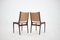 Teak & Leather Dining Chairs from Johannes Andersen, 1960s, Set of 4 8