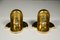 Cubistic Brass Wall Lamps, 1920s, Set of 2 10