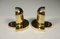Cubistic Brass Wall Lamps, 1920s, Set of 2, Image 11