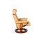 Beige Leather Stressless Orion Armchair 11