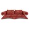 Red & Orange Bretz Mammut Sofa 1