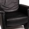 Black Leather Ergoline Armchair from Himolla 4