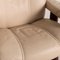 Cream Leather Stressless Armchair, 1941 4