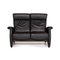 Black Leather Ergoline Sofa from Himolla 1