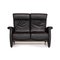 Black Leather Ergoline Sofa from Himolla, Image 1
