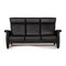 Black Leather Ergoline Sofa from Himolla 1