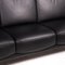 Black Leather Ergoline Sofa Set from Himolla, Set of 3, Imagen 7