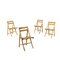 Folding Chairs from Zanotta, Set of 4 1