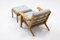 Lounge Chair and Ottoman by Hans J. Wegner For Getama 2