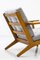 Lounge Chair and Ottoman by Hans J. Wegner For Getama 6