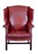 Mid 20th Century Leather Wingback Armchair, Image 2