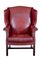 Mid 20th Century Leather Wingback Armchair, Immagine 2