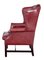 Mid 20th Century Leather Wingback Armchair, Image 5