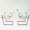 Swedish Vintage Garden Set with Table and Lounge Chairs from Grythyttan Stålmöbler, 1950s, Set of 3 5