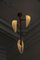 Hand-Sculpted Cast Bronze Ceiling Light by William Guillon 18