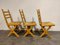 Vintage Brutalist Dining Chairs, 1960s, Set of 6, Image 5