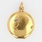 French Diamond 18 Karat Yellow Gold Medallion, 1900s, Imagen 11
