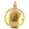 French Diamond 18 Karat Yellow Gold Medallion, 1900s, Immagine 1