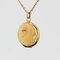 French Diamond 18 Karat Yellow Gold Medallion, 1900s, Immagine 7