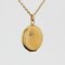 French Diamond 18 Karat Yellow Gold Medallion, 1900s 5