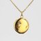 French Diamond 18 Karat Yellow Gold Medallion, 1900s, Immagine 3
