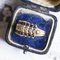 Vintage 14k Gold Ring with Sapphires and Diamonds, 1950s, Image 3