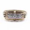 Vintage 14k Yellow Gold Ring with Diamond 0.15 ct, 1940s, Image 1