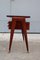 Small Italian Mahogany and Black Glass Minimalist Desk from Dassi, 1950s, Immagine 13